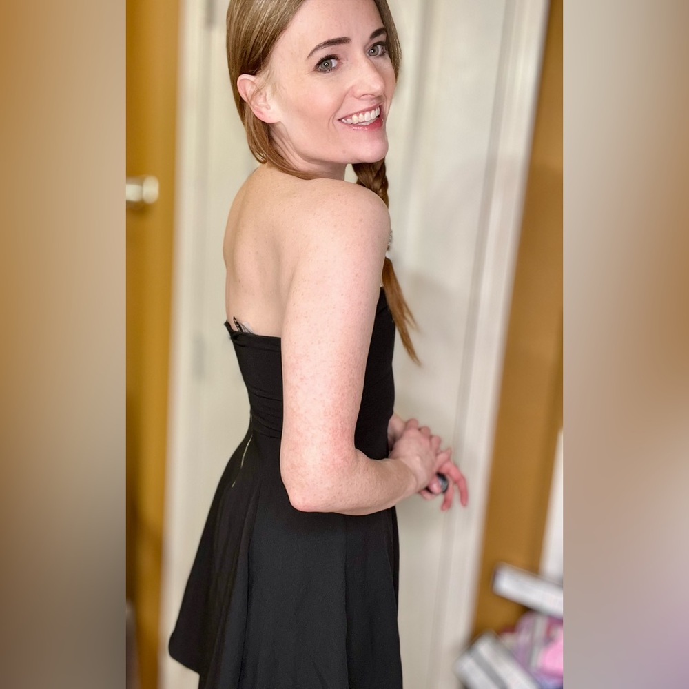 H&M Black Strapless Cocktail Dress - (they don’t make it anymore!!) - Picture 5 of 12